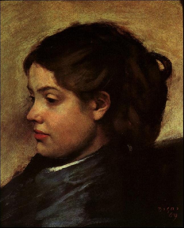 Edgar Degas Madamoiselle Dobigny Germany oil painting art
